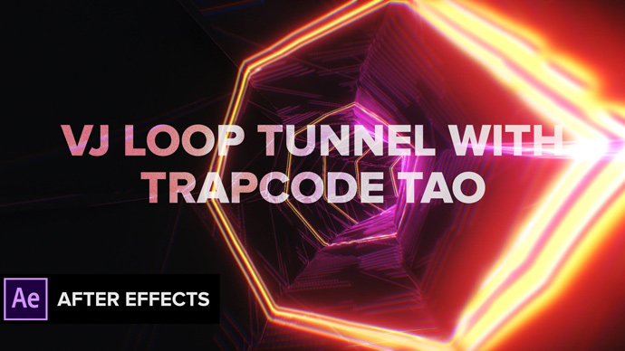 After Effects VJ Loop Tunnel with Trapcode Tao + Audio Sync