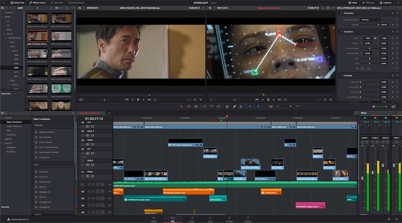 how to use davinci resolve 15 for audio files