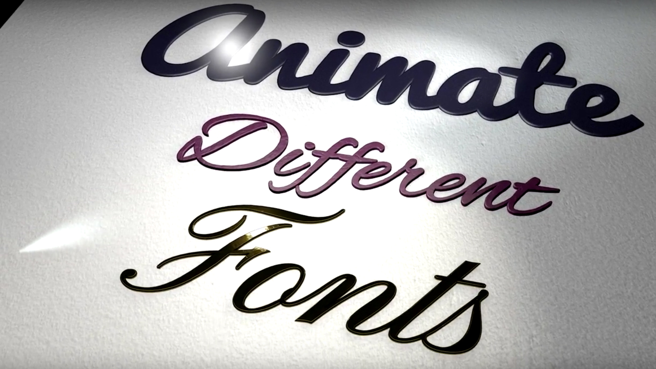 New: Anyfont 4D – Animated Handwriting Plug-in for Cinema 4D – is Now Available