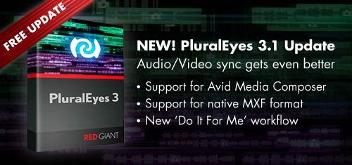 Red Giant Pluraleyes For Mac