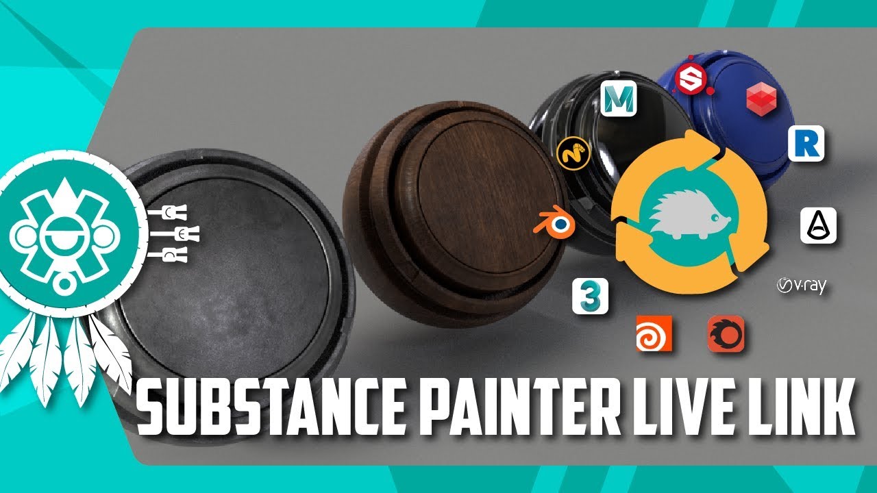 News Substance Painter Live Link 3ds Max Maya Modo Blender Toolfarm